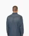 K519 - Heren denim overhemd lange mouwen Blue Jean