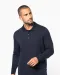 K256 - Piqué-herenpolo lange mouwen White