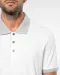 K258 - Piqué-herenpolo tweekleurig Black / Oxford Grey