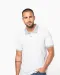 K258 - Piqué-herenpolo tweekleurig Black / Oxford Grey