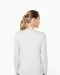 K382 - Dames t-shirt V-hals lange mouwen White