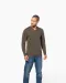 K358 - T-shirt V-hals lange mouwen White