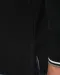 K280 - Heren polo van piquétricot met lange mouwen Black / Light Grey / White