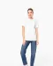 K3036 - T-shirt ronde hals met korte mouwen uniseks White