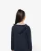 K486 - Kindersweatvest met capuchon Black / Fine Grey