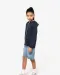K486 - Kindersweatvest met capuchon Black / Fine Grey