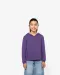 K453 - Kinder Sweater met gecontrasteerde capuchon Black / Red