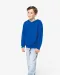 K453 - Kinder Sweater met gecontrasteerde capuchon Black / Red