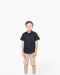 K520 - Kinder poplin overhemd korte mouwen White