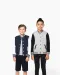 K498 - Kinder college jacket Navy / White