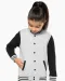 K498 - Kinder college jacket Navy / White
