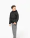 K6112 - Lichte kinderjas met capuchon Black