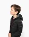 K6112 - Lichte kinderjas met capuchon Black