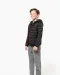 K6112 - Lichte kinderjas met capuchon Black