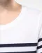 K3035 - Matrozenshirt ronde hals Bio kind Navy / White Stripes