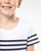 K3035 - Matrozenshirt ronde hals Bio kind Navy / White Stripes