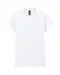 GI65000L - Dames-T-shirt Softstyle Midweight White