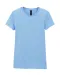 GI6400L - Softstyle® Fitted Ladies' T-shirt Light Blue