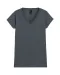 GI64V00L - Softstyle® Fitted Ladies' V-neck T-shirt Dark Heather