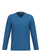 K358 - T-shirt V-hals lange mouwen Light Royal Blue
