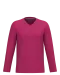 K358 - T-shirt V-hals lange mouwen Fuchsia