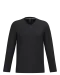 K358 - T-shirt V-hals lange mouwen Black
