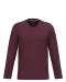K358 - T-shirt V-hals lange mouwen Wine