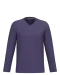 K358 - T-shirt V-hals lange mouwen Purple