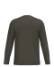 K359 - T-shirt ronde hals lange mouwen Dark Khaki