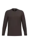 K359 - T-shirt ronde hals lange mouwen Chocolate