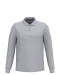 K243 - Polo lange mouwen Oxford Grey