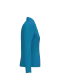 K244 - Damespolo lange mouwen Tropical Blue