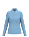 K244 - Damespolo lange mouwen Sky Blue