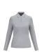 K244 - Damespolo lange mouwen Oxford Grey