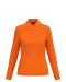 K244 - Damespolo lange mouwen Orange