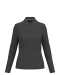 K244 - Damespolo lange mouwen Dark Grey