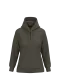 K473 - Eco damessweater met capuchon Dark Khaki