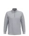 K478 - Sweater met ritskraag Oxford Grey