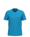 K357 - T-shirt V-hals korte mouwen Tropical Blue