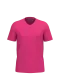 K357 - T-shirt V-hals korte mouwen Fuchsia