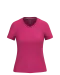 K381 - Dames T-shirt V-hals Korte Mouwen Fuchsia