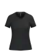 K381 - Dames T-shirt V-hals Korte Mouwen Black