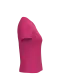 K381 - Dames T-shirt V-hals Korte Mouwen Fuchsia