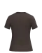 K381 - Dames T-shirt V-hals Korte Mouwen Chocolate