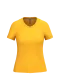 K381 - Dames T-shirt V-hals Korte Mouwen Yellow