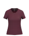 K381 - Dames T-shirt V-hals Korte Mouwen Wine