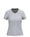 K381 - Dames T-shirt V-hals Korte Mouwen Oxford Grey