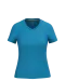 K381 - Dames T-shirt V-hals Korte Mouwen Tropical Blue