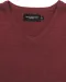 RU710M - V-neck Knitted Pullover Charcoal Marl