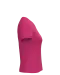 K381 - Dames T-shirt v-hals met korte mouwen Fuchsia
